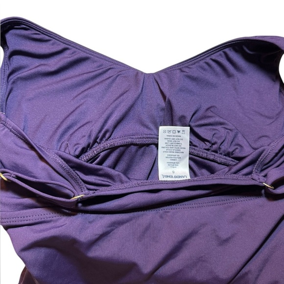 Lands END Purple One-Piece Swimsuit - Picture 8 of 12